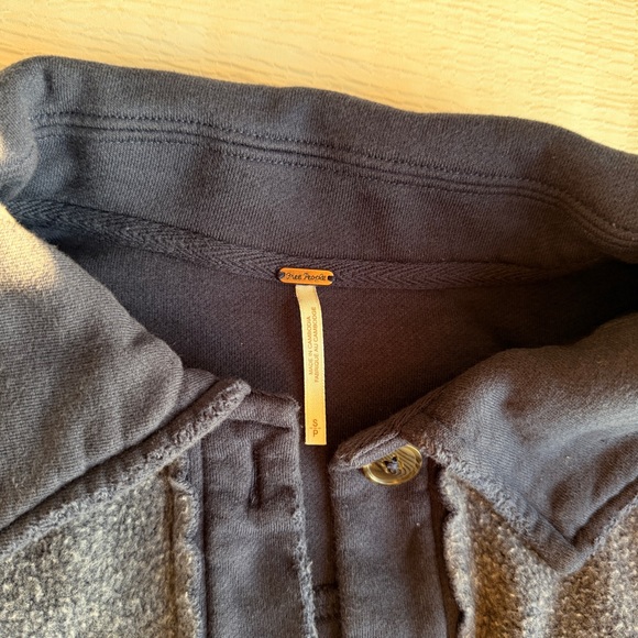 Free People Ruby Jacket in Navy - Picture 5 of 12